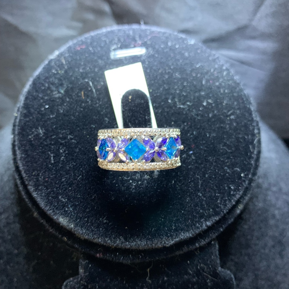 NWT TANZI & SWISS, WHITE TOPAZ 925S 💍💎